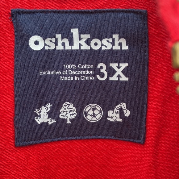 B1G2F 🚨 Oshkosh track suit boys French terry hoodie and wide leg pant - Picture 4 of 8